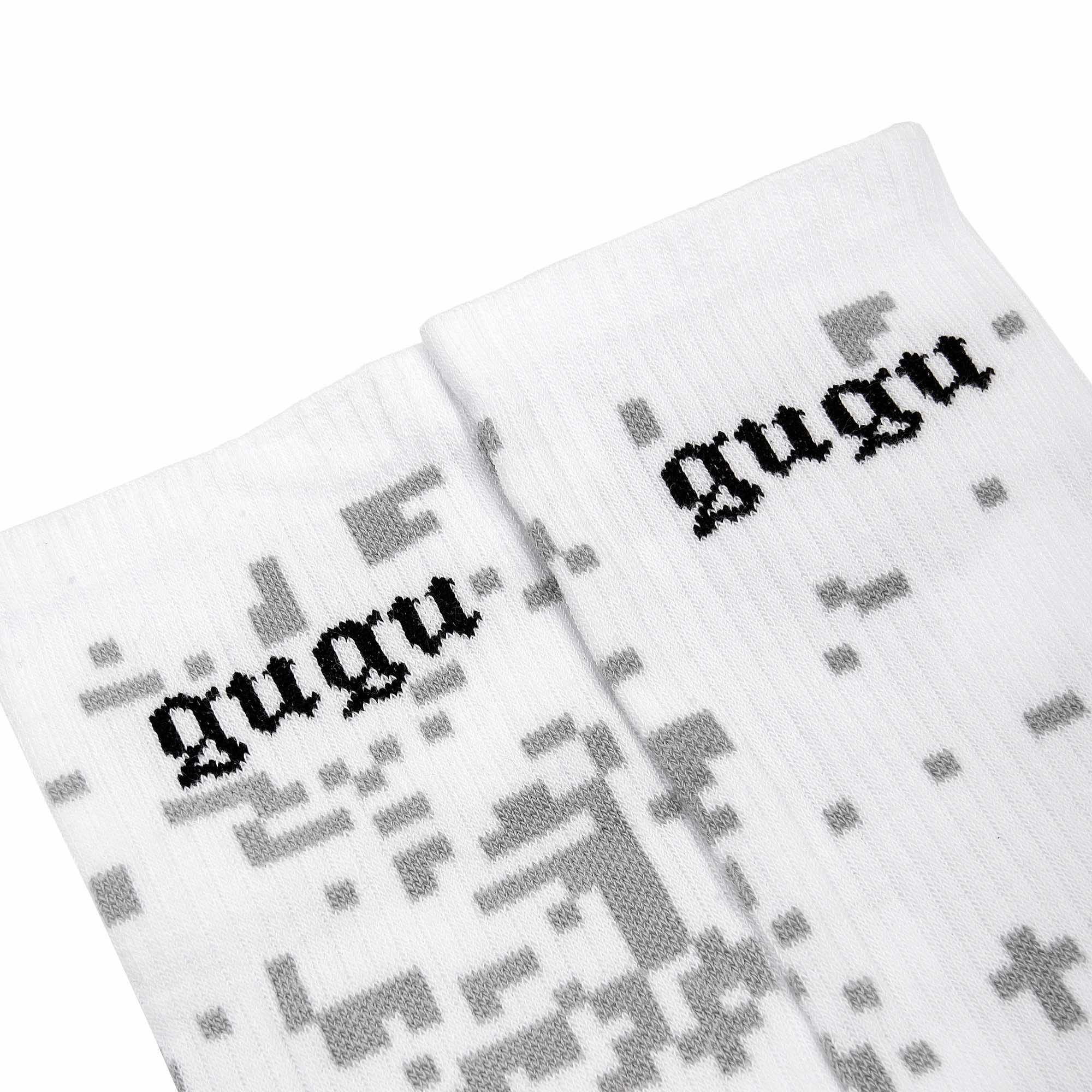 GUGU skarpetki "GUGU GRUNGE" white