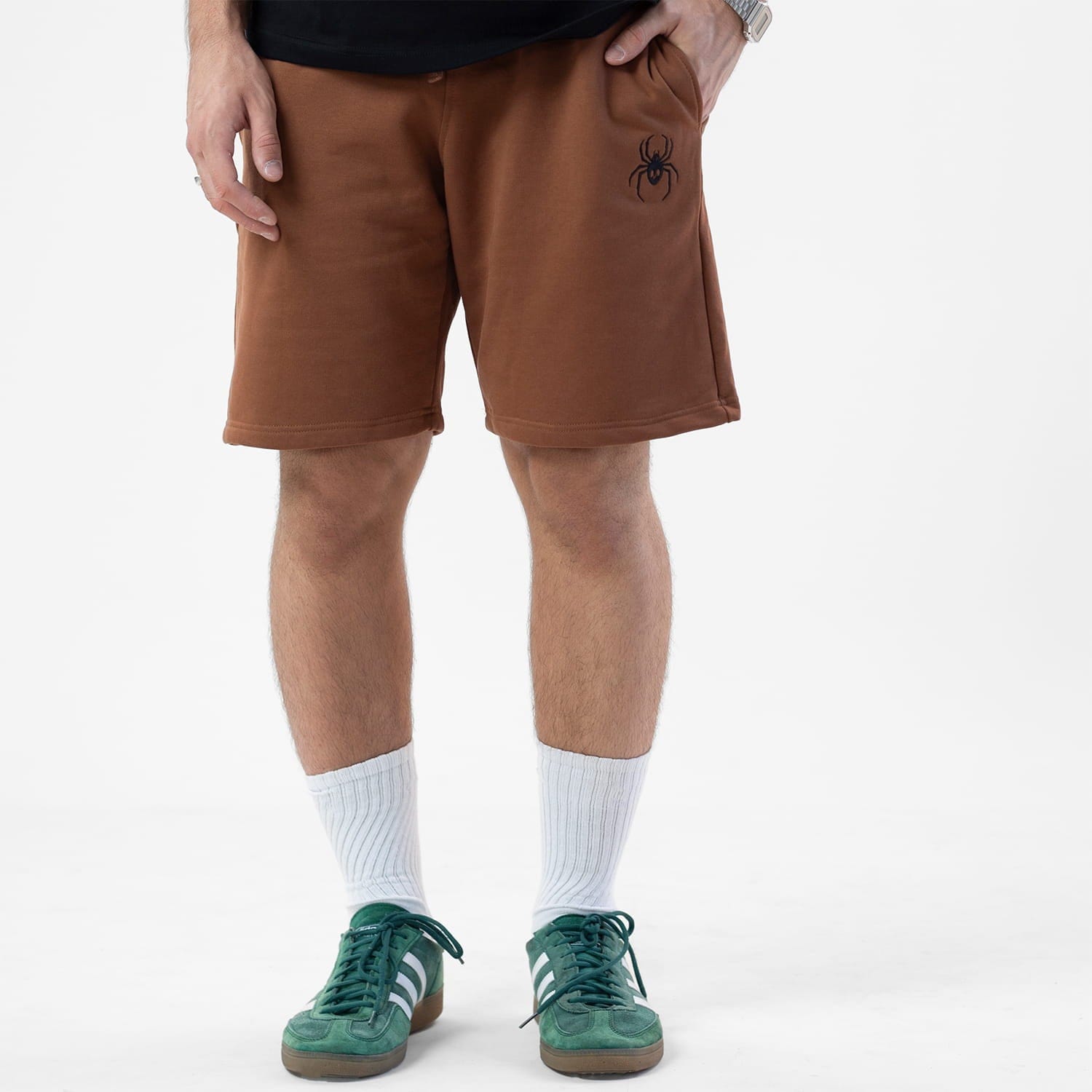 GUGU spodenki dresowe "GUGU" brown