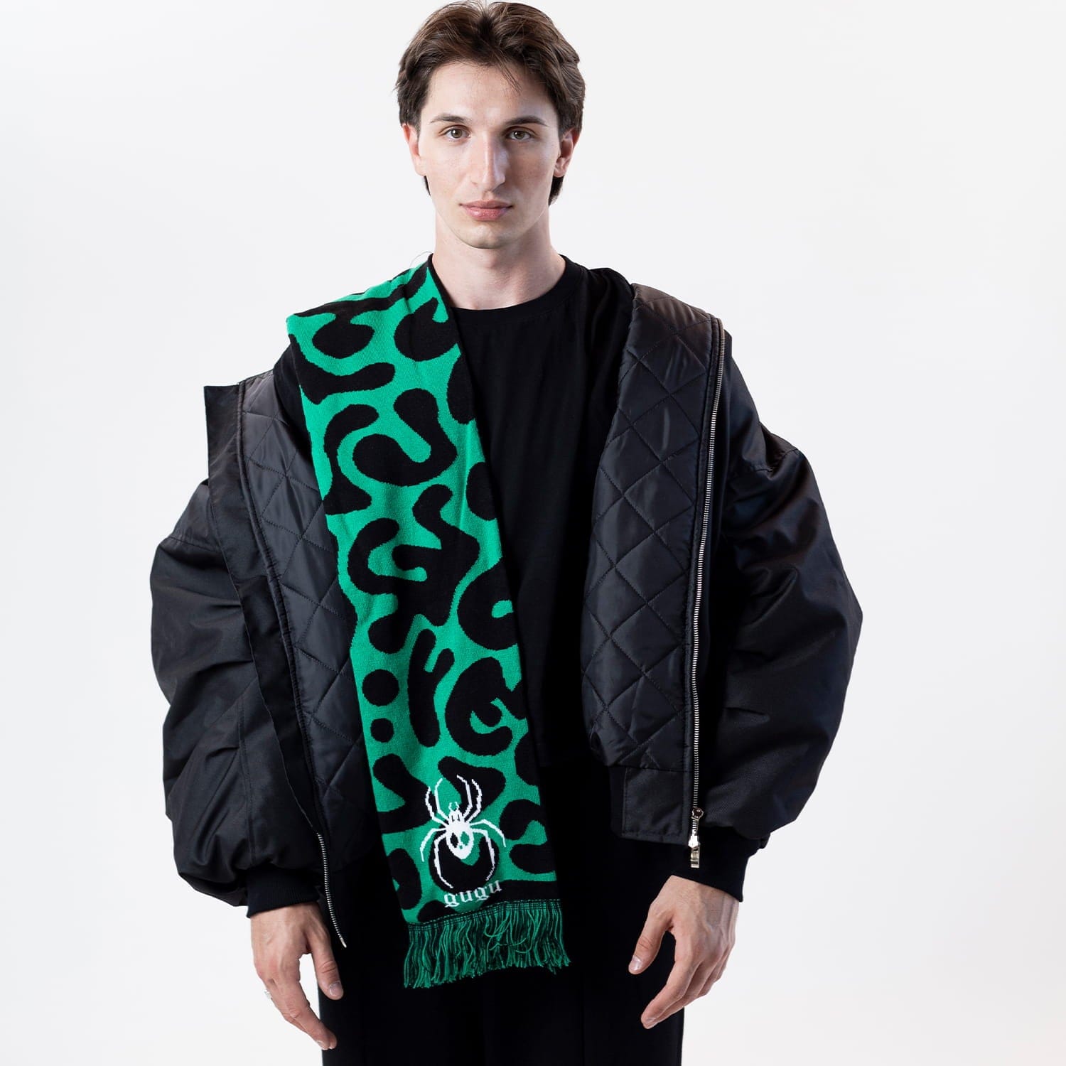 GUGU szalik "GUGU MOVEMENT" green