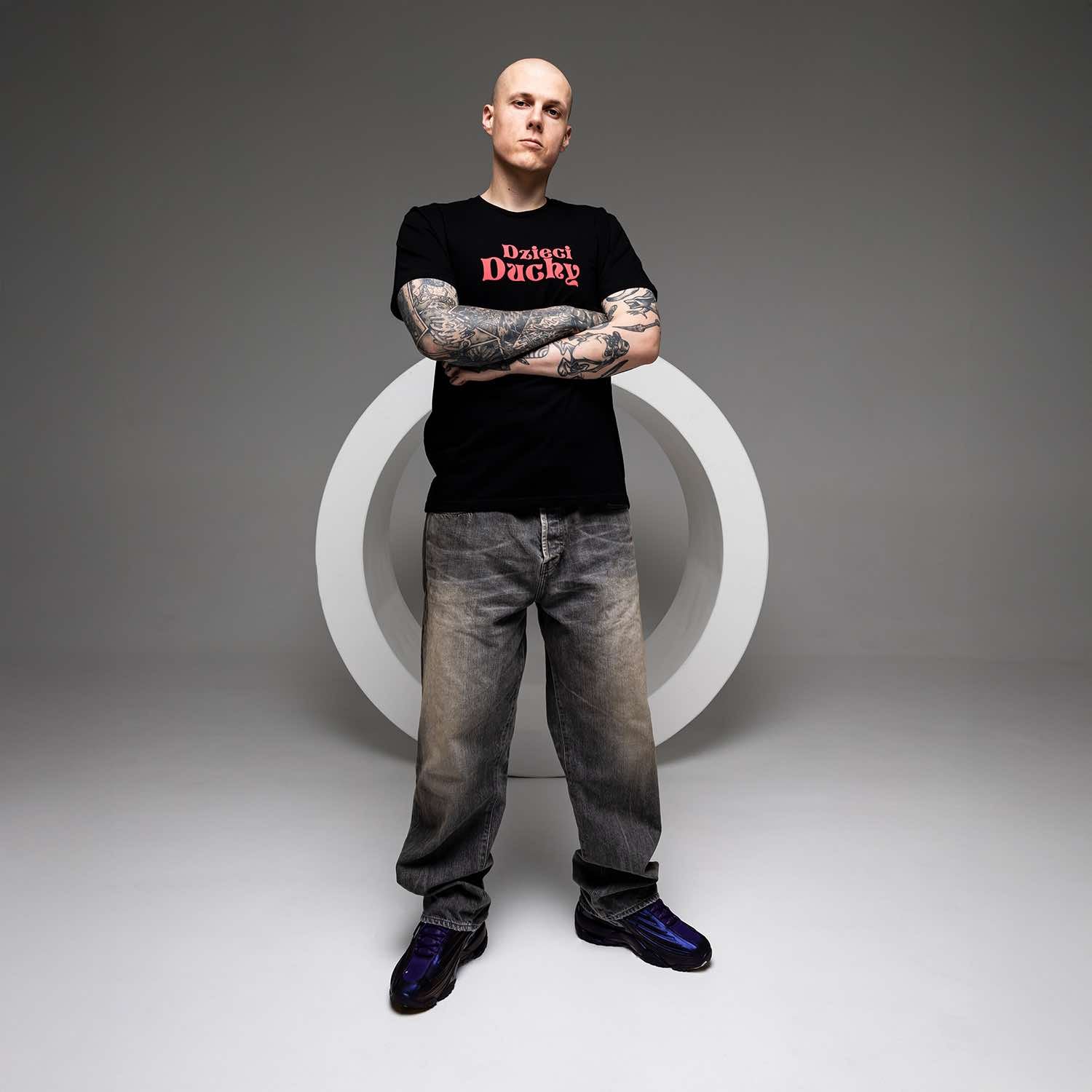 GUGU t-shirt "DZIECI DUCHY REMIX" black