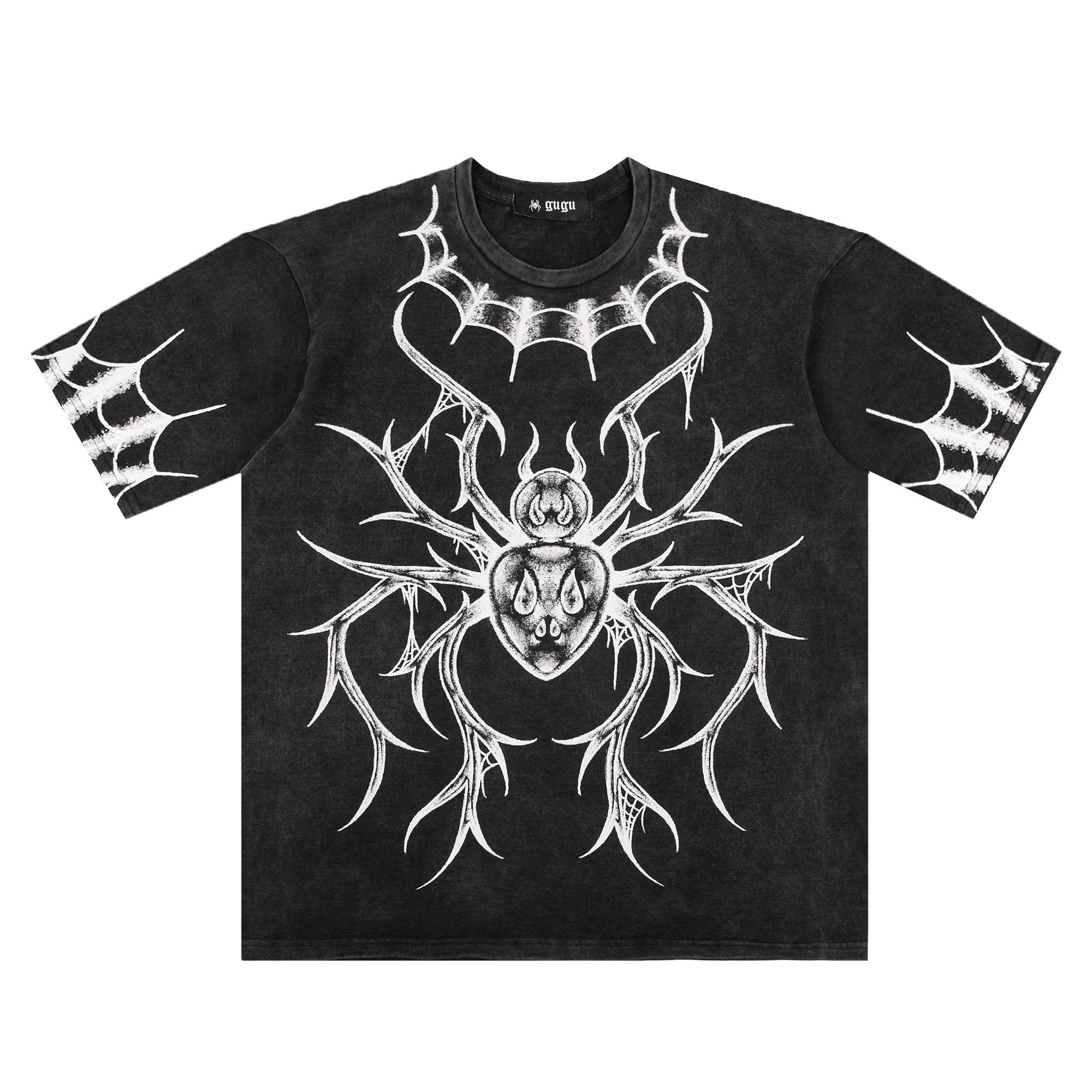 GUGU t-shirt "GUGU ALTERNATIVE" washed black