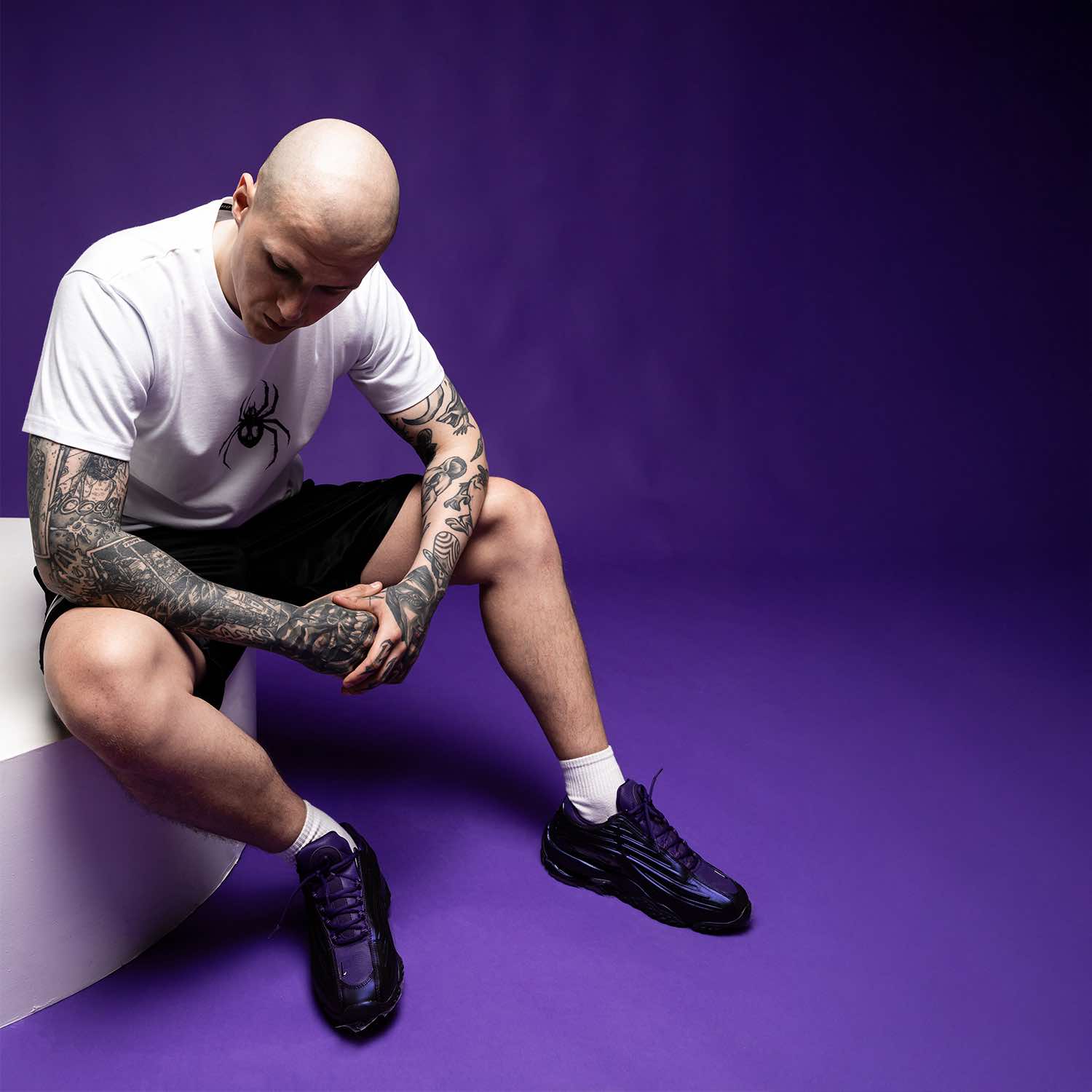 GUGU t-shirt "GUGU GRUNGE" white