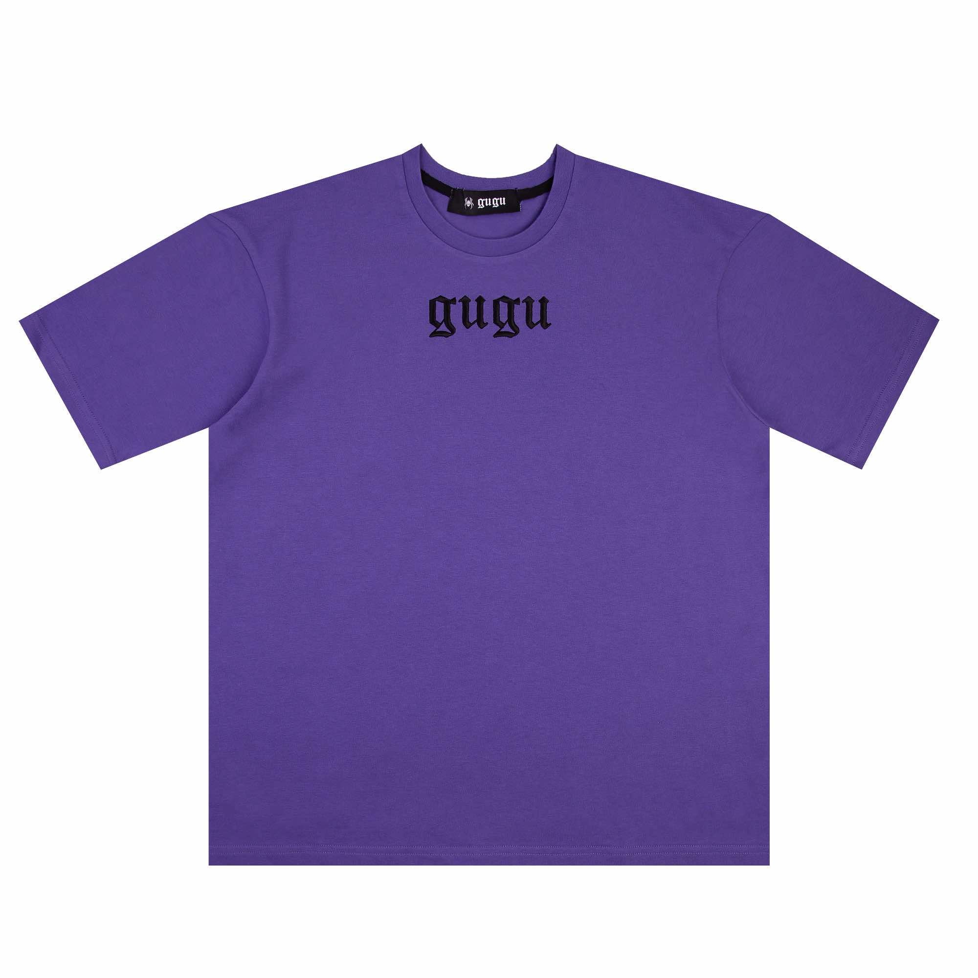 GUGU t-shirt "GUGU" LOGO violet