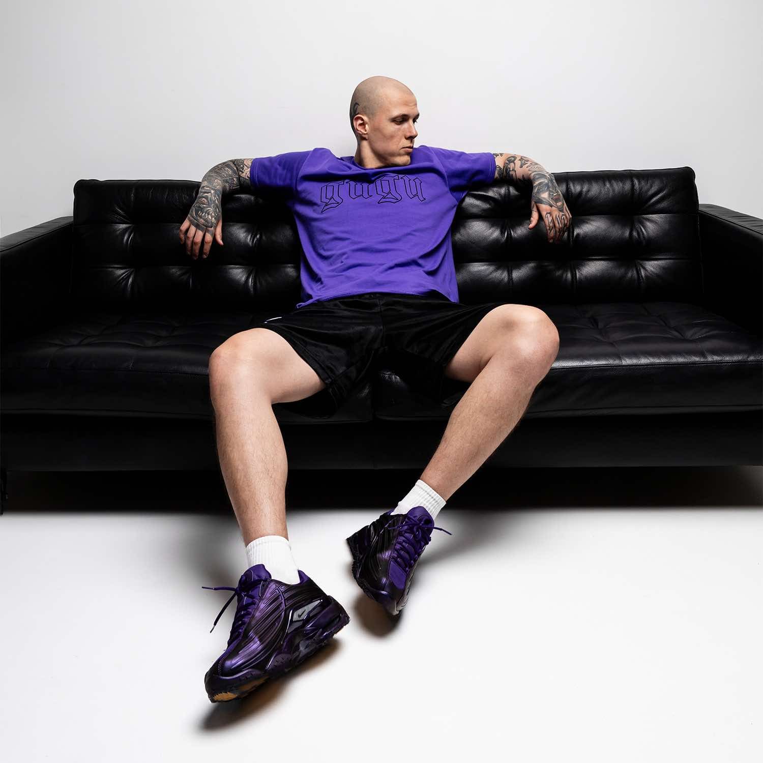 GUGU t-shirt "GUGU OUTLINE" violet