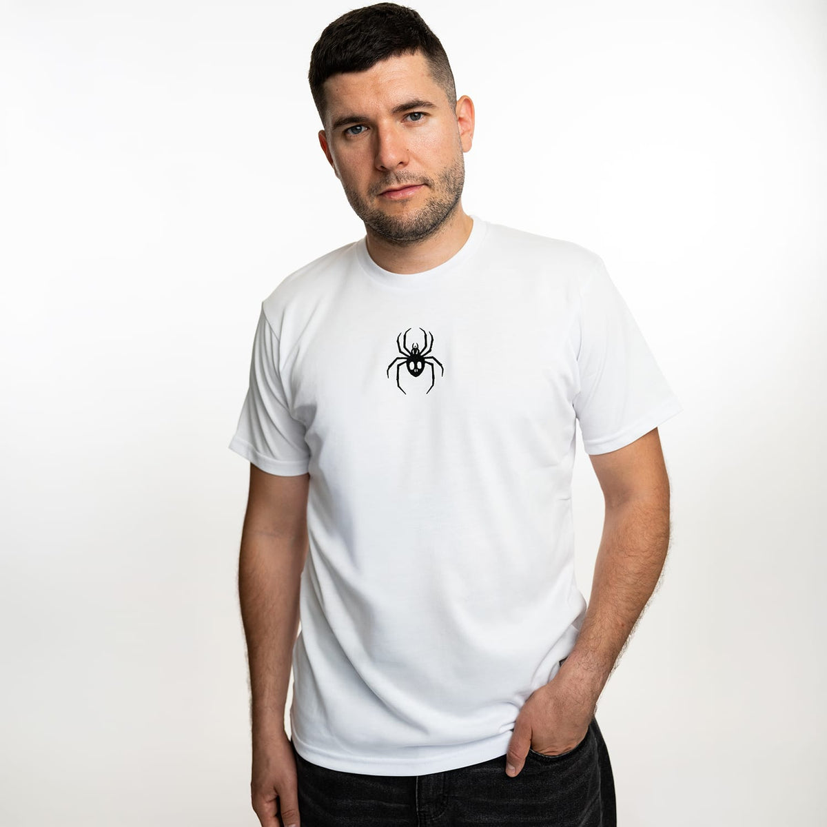GUGU t-shirt "GUGU SPIDER” white