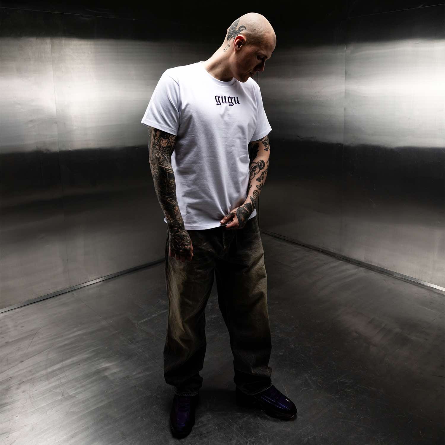 GUGU t-shirt "GUGU" white