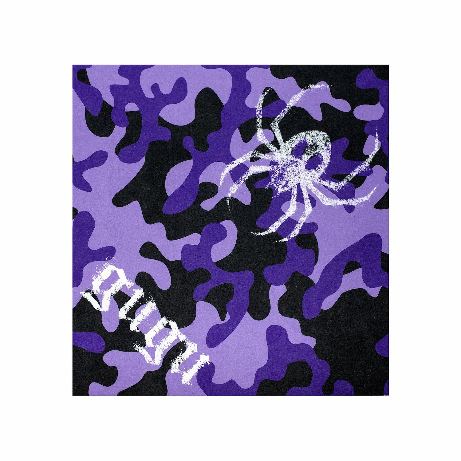 GUGU bandana "GUGU" violet camo