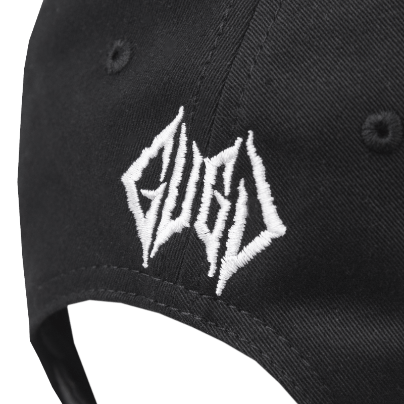 GUGU czapka z daszkiem "GUGU" czarna