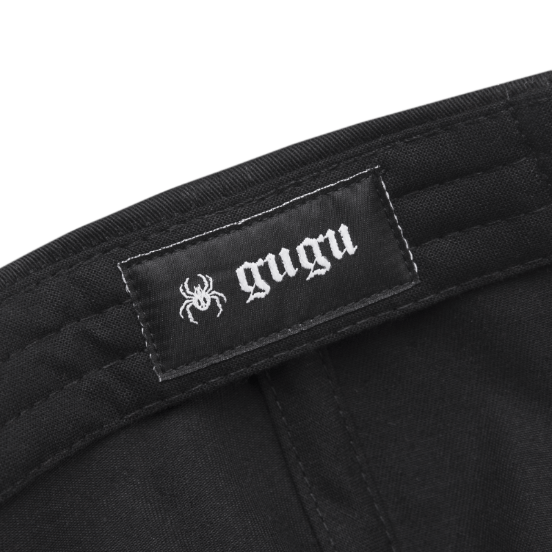 GUGU czapka z daszkiem "GUGU" czarna