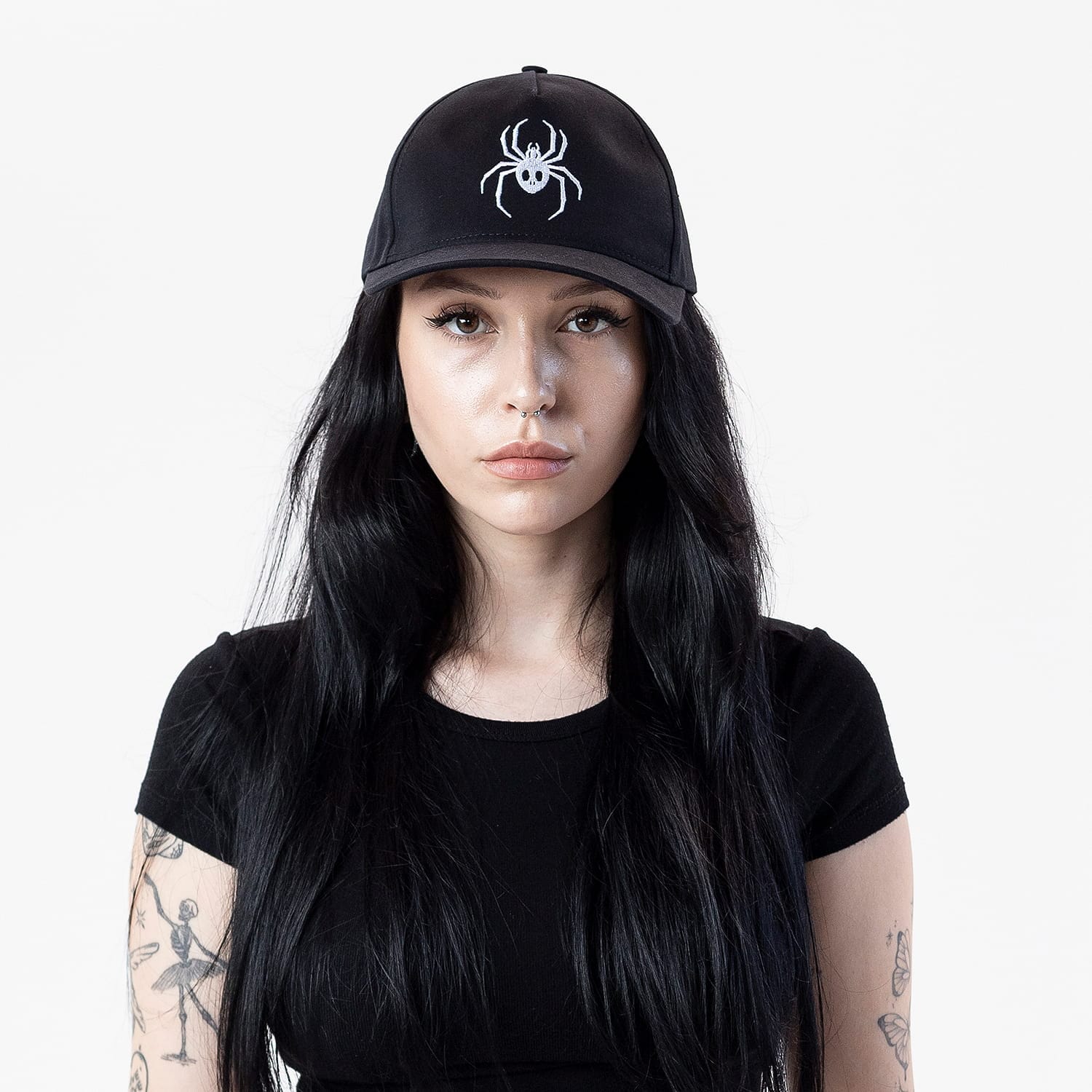 GUGU czapka z daszkiem "GUGU" czarna