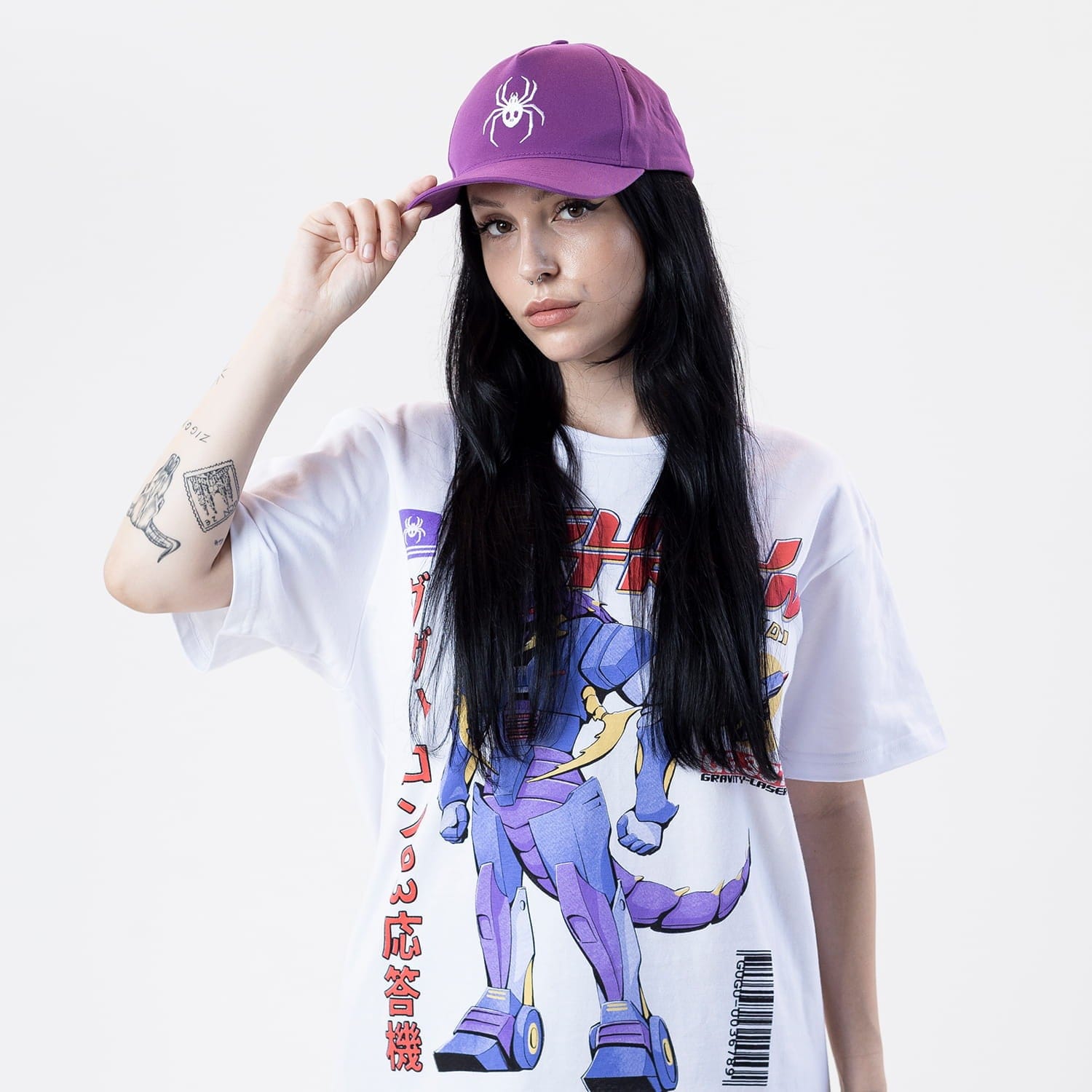 GUGU czapka z daszkiem "GUGU" violet