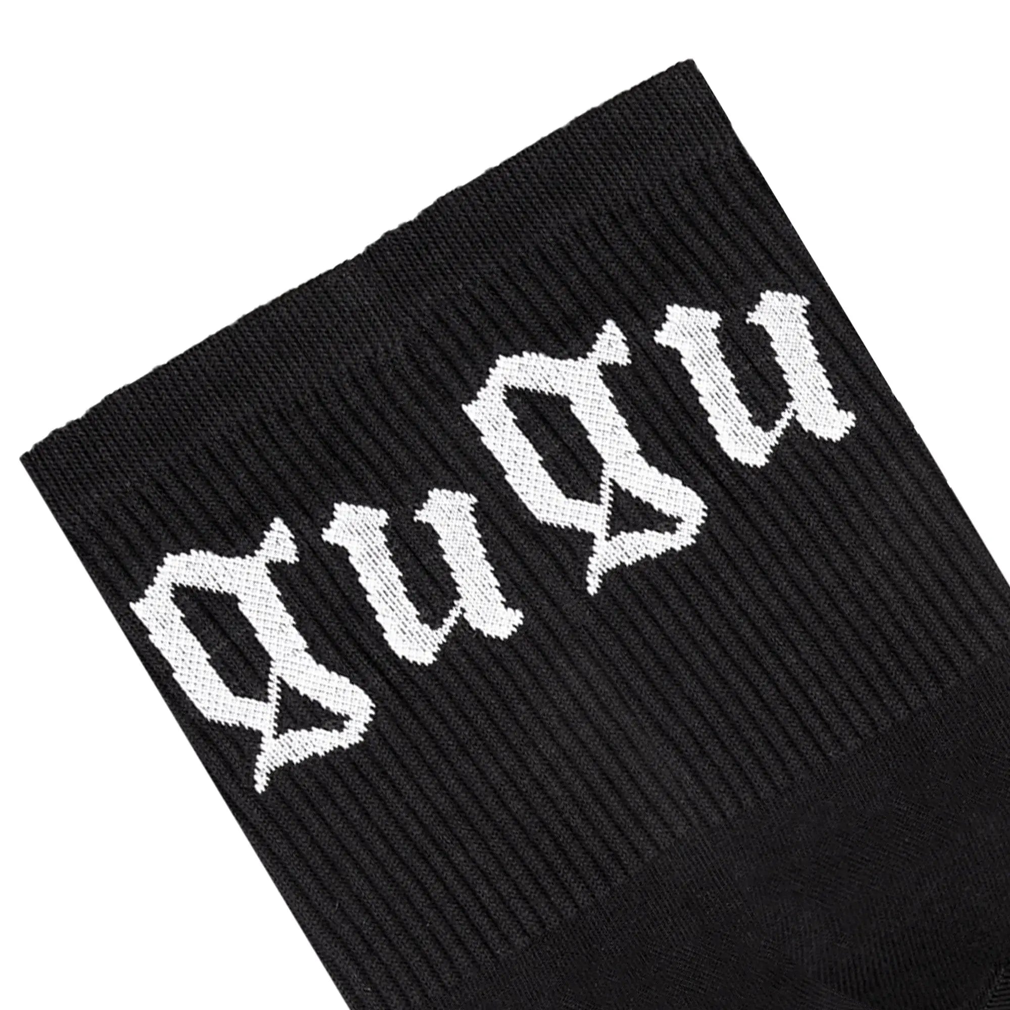 GUGU skarpetki 'GUGU CREW' black