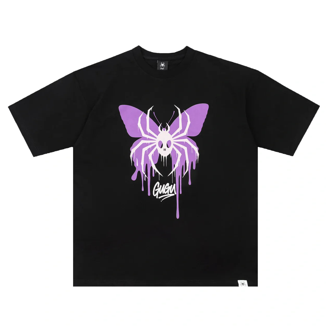 GUGU t-shirt "GUGU BUTTERFLY" black