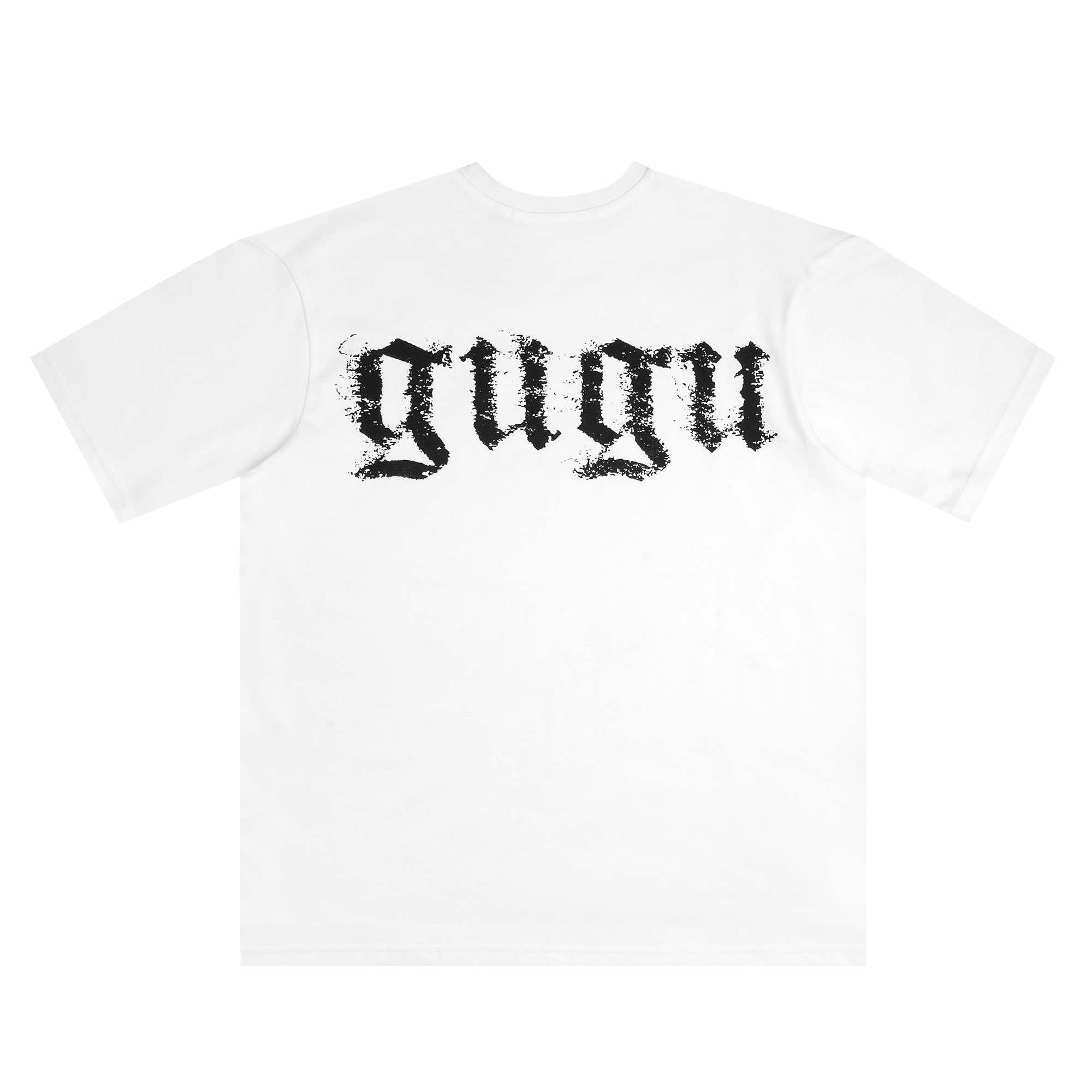 GUGU t-shirt "GUGU GRUNGE" white