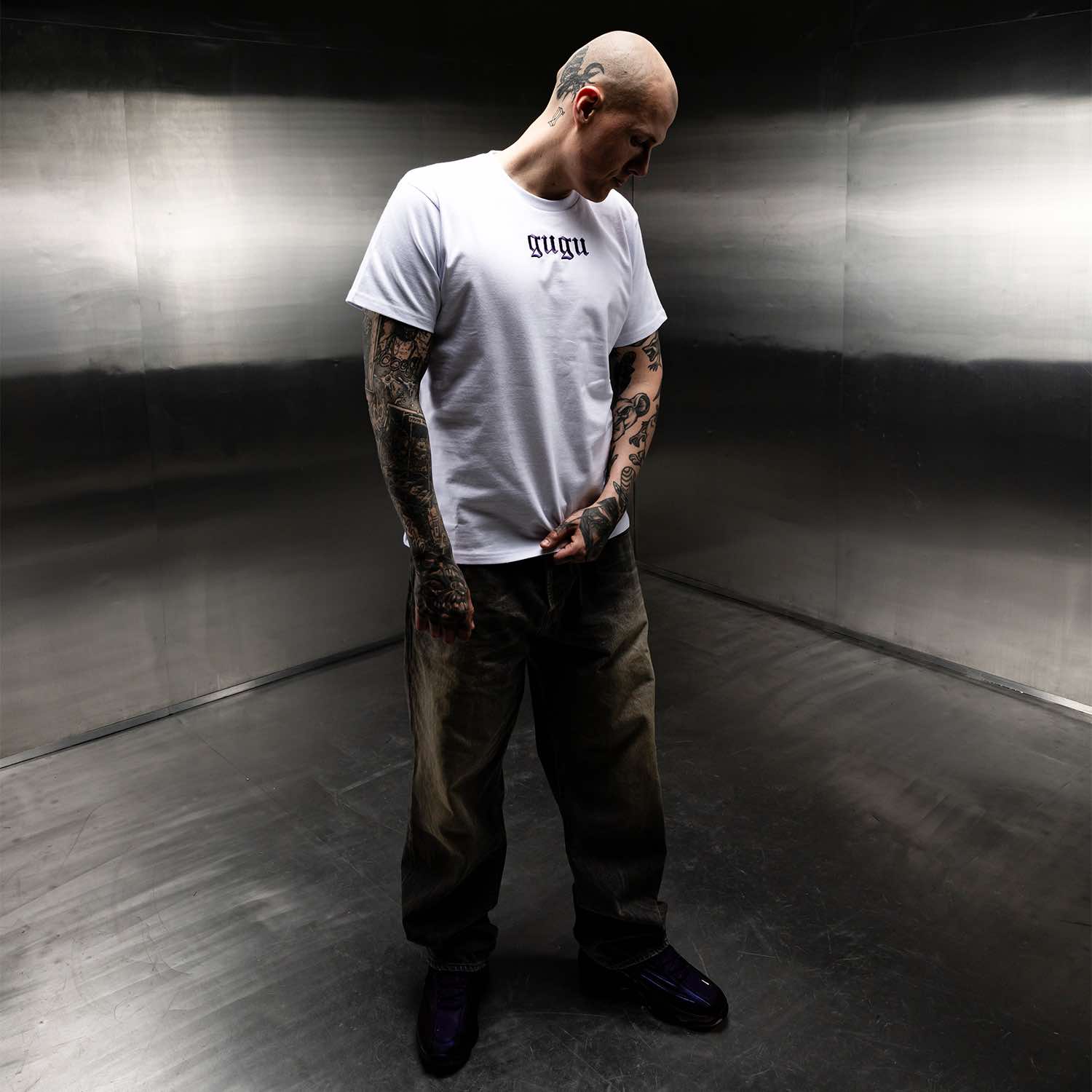 GUGU t-shirt "GUGU" white